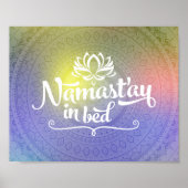 Namaste Mandala Funny Quote  Poster (Voorkant)