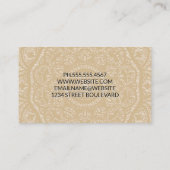 Namaste Mandala Pattern Visitekaartje (Achterkant)