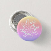 Namaste Mandala Ronde Button 3,2 Cm (Voorkant /achterkant)