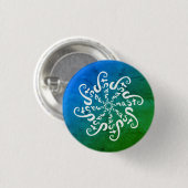Namaste Mandala Ronde Button 3,2 Cm (Voorkant /achterkant)