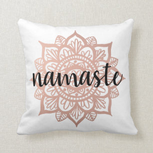 Namaste Mandala Roos Gold Kussen