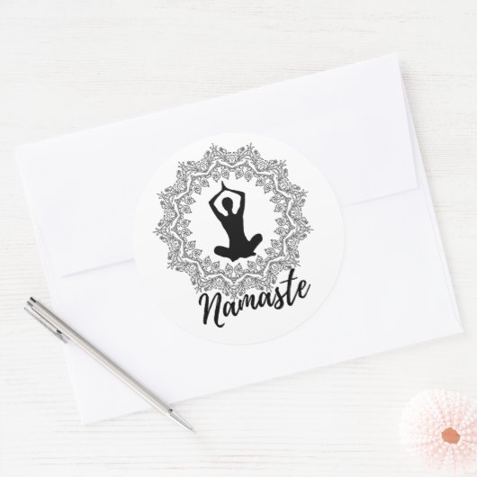 Namaste Mandala Yoga Sticker (Envelop)