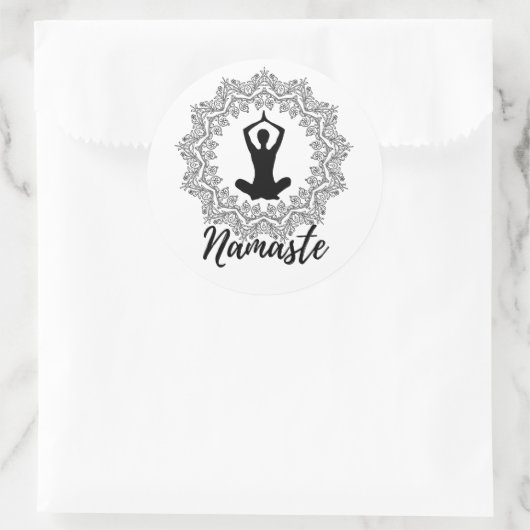 Namaste Mandala Yoga Sticker (Tas)