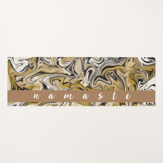 Namaste Marble Pattern Yogamat (Voorkant (horizontaal))