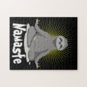 Namaste Meditating Yoga Sloth Legpuzzel (Horizontaal)