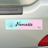 Namaste met Imago Dei Yoga Bumpersticker (Op auto)