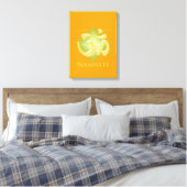 Namaste met Om-symbool Canvas Afdruk (Insitu (Slaapkamer))