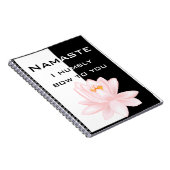 Namaste met Om-symbool Notitieboek (Rechterzijde)