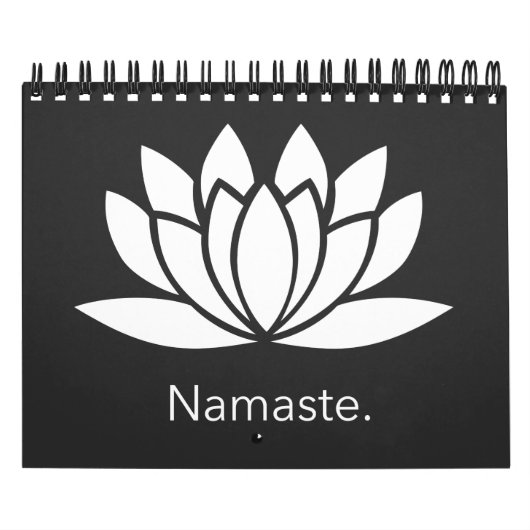 Namaste met Spirituele Lotus Flower Kalender (Hoes)