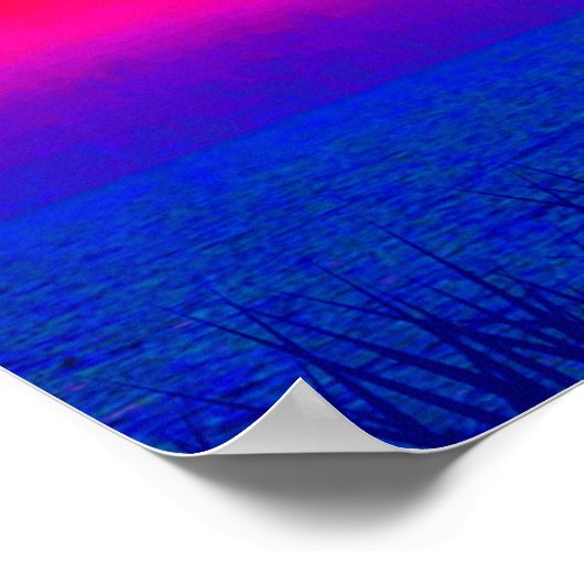 Namaste Mindfulness Meditation and Yoga Zen Sunset Poster (Hoek)