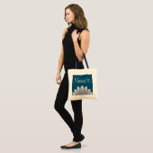 Namaste Modern Lotus Floral Tote Bag (Voorkant (model))