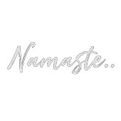 Namaste | Modern Spiritueel Meditatie Yoga T-shirt
