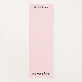 Namaste Moderne Naam Roze Roze Meditatie Stijl Yogamat