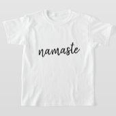 Namaste | Moderne Spirituele Meditatie Kinder Yoga T-shirt (Laagn)