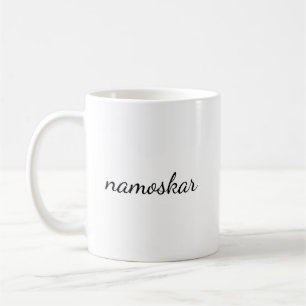 Namaste Moderne Spirituele Meditatie Yoga Design Koffiemok