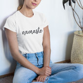 Namaste | Moderne Spirituele Meditation Yoga T-shirt