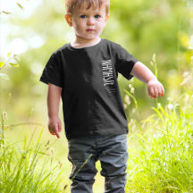 Namaste moderne tekst zwart-wit kind