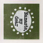 Namaste My Dear - Groene puzzel (Horizontaal)