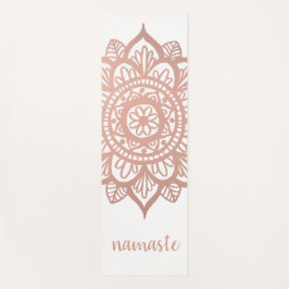 Namaste New Roos Gold Mandala White Yogamat