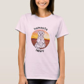 Namaste' Newf Tee Shirt (Voorkant)