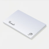 Namaste Om Symbol Bleke Paarse Yoga Studio Post-it® Notes (Schuin)
