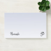 Namaste Om Symbol Bleke Paarse Yoga Studio Post-it® Notes (Kantoor)
