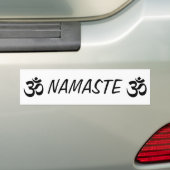 Namaste OM YOGA-Bumpersticker Bumpersticker (Op auto)