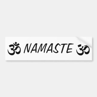 Namaste OM YOGA-Bumpersticker Bumpersticker