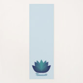 Namaste Onderwater Lotus Bloem Yogamat (Voorkant)