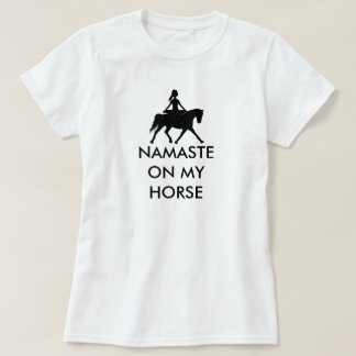 NAMASTE OP MIJN HOREN T-SHIRT