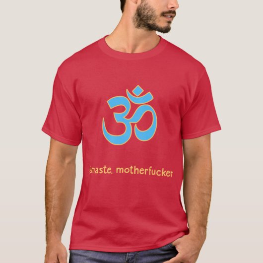 Namaste oude vrienden t-shirt (Voorkant)