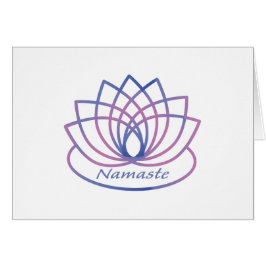 Namaste Paarse en Roze Lotus Flower