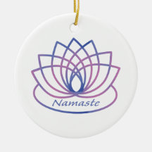 Namaste Paarse en Roze Lotus Flower