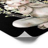 Namaste Pasen Konijn Zen Yoga Innerlijke Vrede Gee Poster (Hoek)