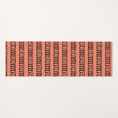 Namaste Peach Yoga Mat (Voorkant (horizontaal))