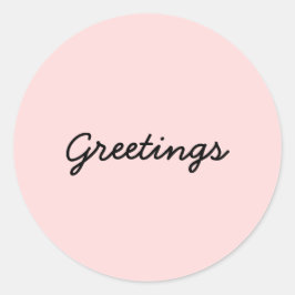 Namaste Peachy Pink Yoga Meditation Sticker