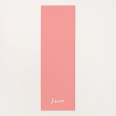 Namaste Pink Petals Lotus Flower - Aangepast Yogamat (Achterkant)