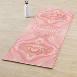 Namaste Pink Petals Lotus Flower - Aangepast Yogamat