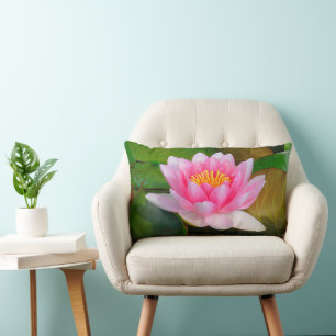 "NAMASTE-PINKWATER LILY" (FOTOG.) KUSSEN