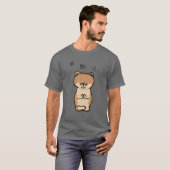 Namaste Pomeranian T-shirt (Voorkant volledig)