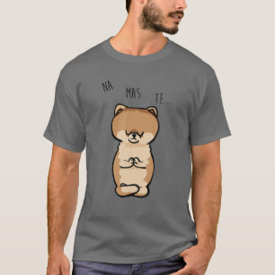 Namaste Pomeranian T-shirt