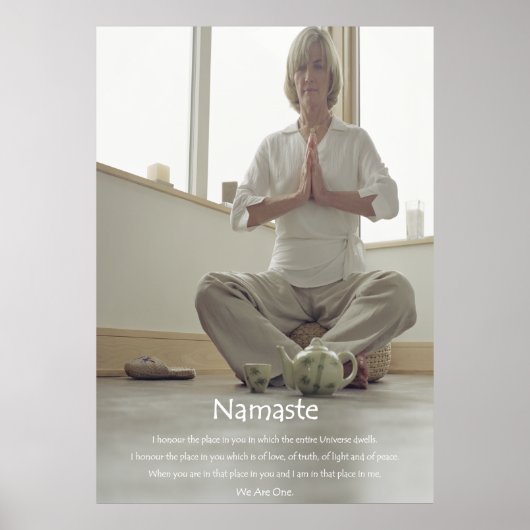 Namaste Poster (Voorkant)