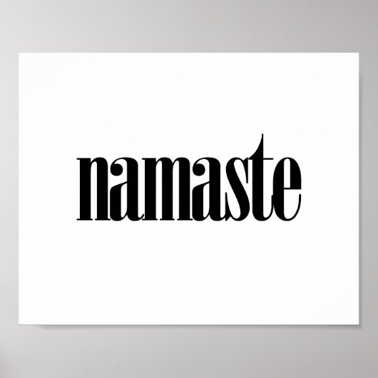 Namaste Poster (Voorkant)