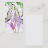 Namaste Prayer Praying Hands Visitekaartjes (Voorkant / Achterkant)