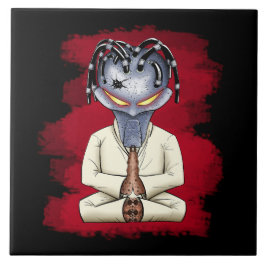 Namaste Predator Keramische Tegel Tegeltje