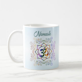 Namaste Prismatische Lotus Spirituele Kunst Koffiemok