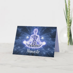 Namaste Quote Bedankt Yoga Meditatie Metafysica Kaart