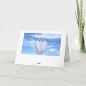 Namaste Quote Dank U Ascentie Engel met Vleugels Kaart (Achterkant)