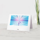 Namaste Quote Dank u Yoga Pose Tree of Life Kaart (Achterkant)