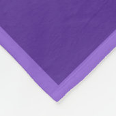 Namaste Quote Paarse Zen Buddha Yoga Meditation Fleece Deken (Hoek)